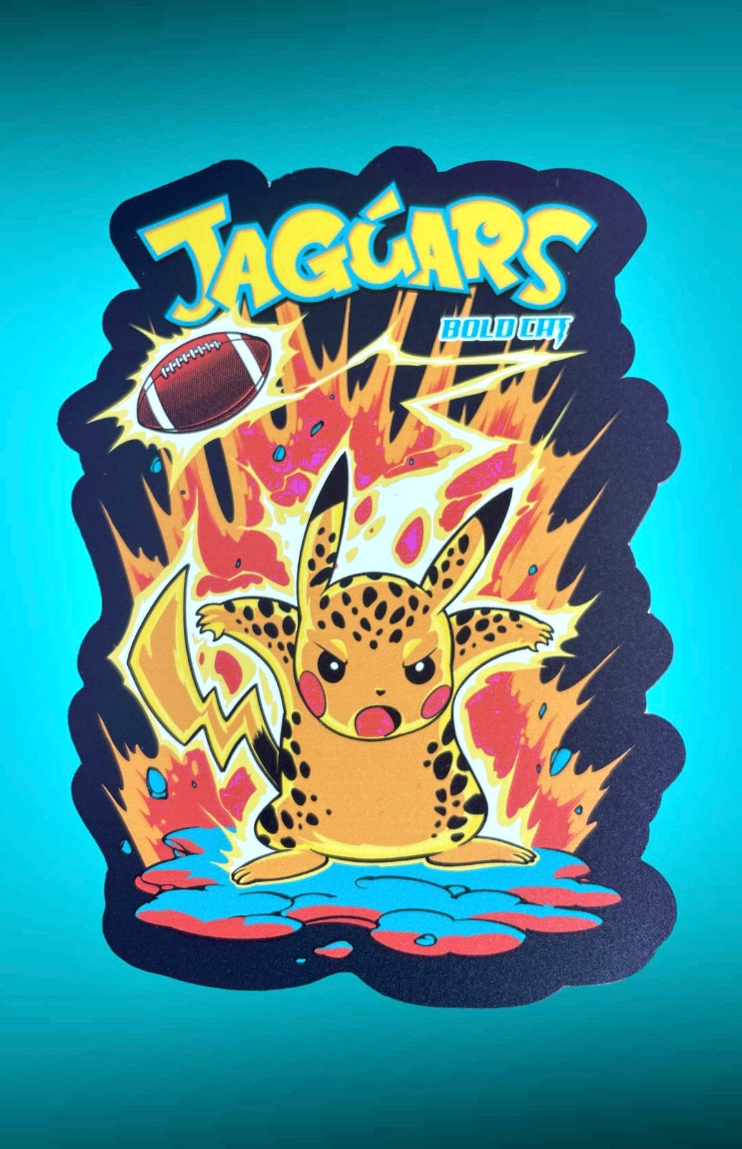 Jaguar-CHU Jacksonville Jaguars Sticker